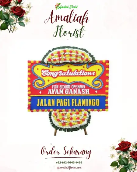 Sewa Papan Bunga Bunguran Timur